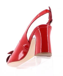 Django & Juliette Shoes Karria Heels - Red