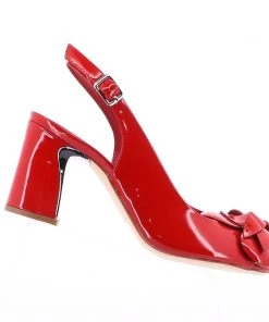 Django & Juliette Shoes Karria Heels - Red