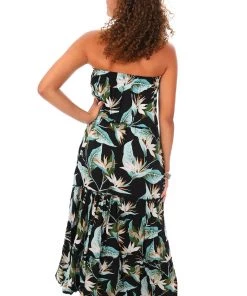 Dont Tell My Husband Resort Wear Havana Strapless Dress - Black - DT8s