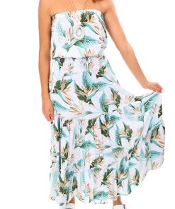 Dont Tell My Husband Resort Wear Havana Strapless Dress - White - DT8s