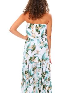 Dont Tell My Husband Resort Wear Havana Strapless Dress - White - DT8s