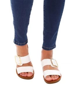 Los Cabos Shoes Doti Sandal - White - LC1