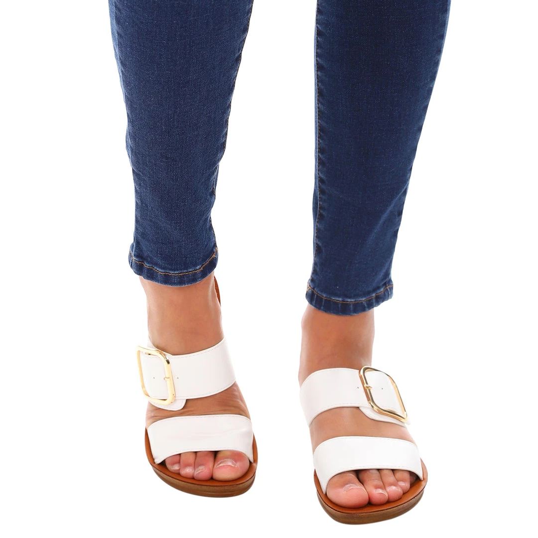 Los Cabos Shoes Doti Sandal - White - LC1 2 Los Cabos Shoes Doti Sandal - White - LC1