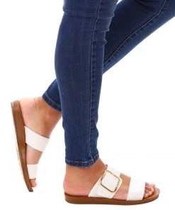 Los Cabos Shoes Doti Sandal - White - LC1