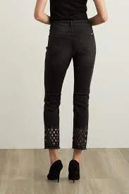 Joseph Ribkoff Jeans Diamond Crosshatch Jean | JR54 3 Joseph Ribkoff Jeans Diamond Crosshatch Jean | JR54