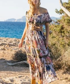 Miss June Dresses Valencia Maxi Dress -Kaki- M50