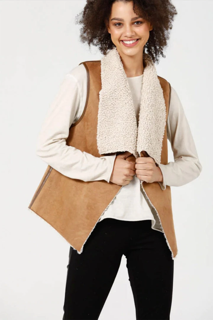 Brave & True Dylan Vest | Tan | BT26 1 Brave & True Dylan Vest | Tan | BT26
