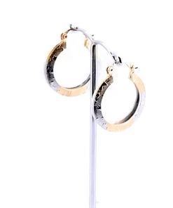 Stellar Rose Small Star Hoops