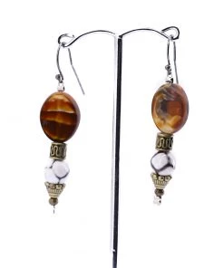 Elfy Jewellery Mustard Pendant Earrings