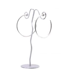 Bl Thick Large Silver Hoops