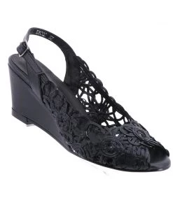 Emma Kate Excel Wedge - Black