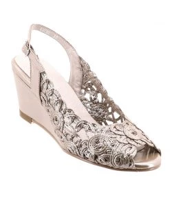 Emma Kate Shoes Excel Wedge - Soft Gold