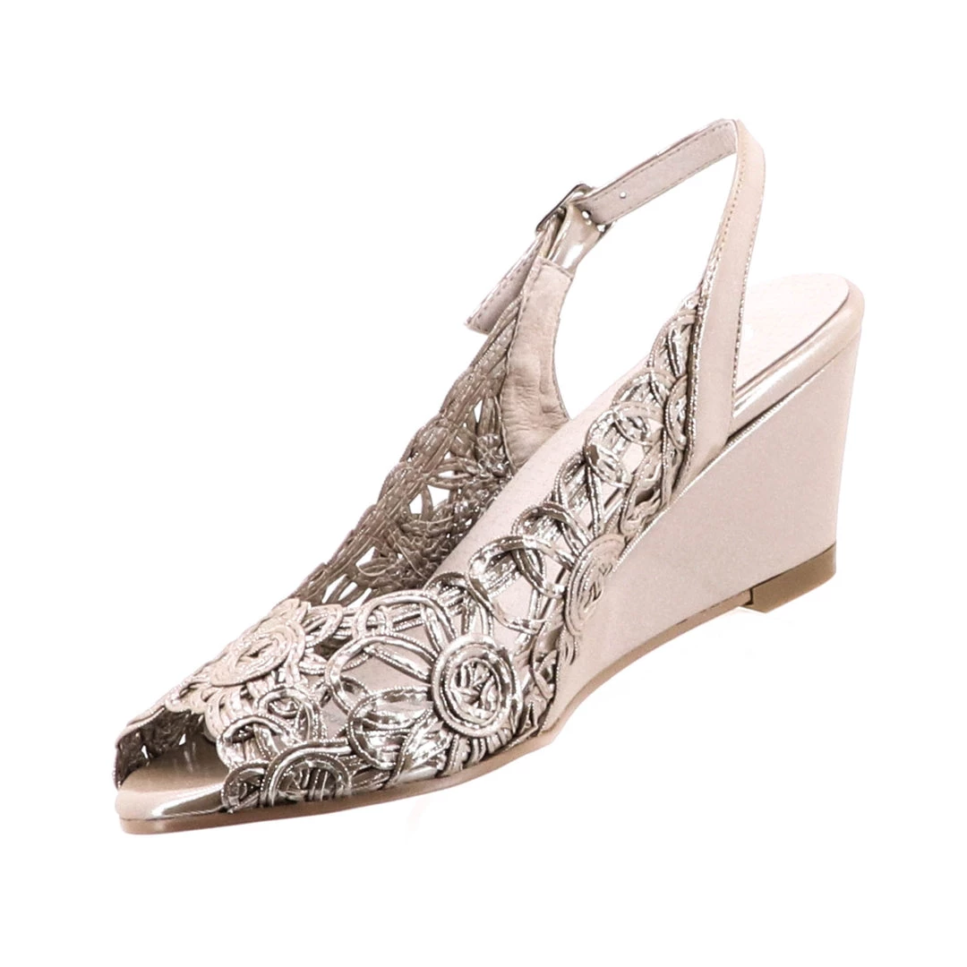 Emma Kate Shoes Excel Wedge - Soft Gold 3 Emma Kate Shoes Excel Wedge - Soft Gold