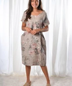 The Italian Cartel Evana Dress | Sand | IC39s