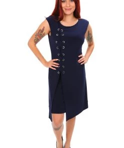 Frank Lyman Eyelet Dress - Navy Events