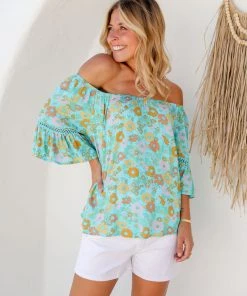 Zen Garden Brianna Top | Sea | ZG5s Tops 5 Zen Garden Brianna Top | Sea | ZG5s Tops