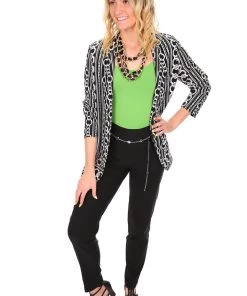 Frank Lyman Black Chained Pants