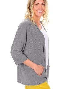 Foil Knitwear/Jumpers Subtle Statements Jersey Cardi | Navy