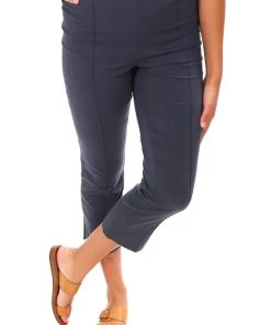 Foil Signat 7/8 Trapeze Pants | Gunsmoke | FO4842