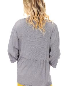 Foil Knitwear/Jumpers Subtle Statements Jersey Cardi | Navy