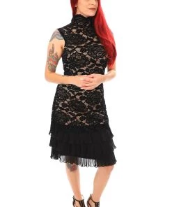 Frank Lyman Floral Lace Layered Dress Events