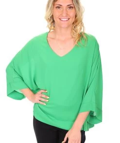 Frank Lyman Green Woven Top