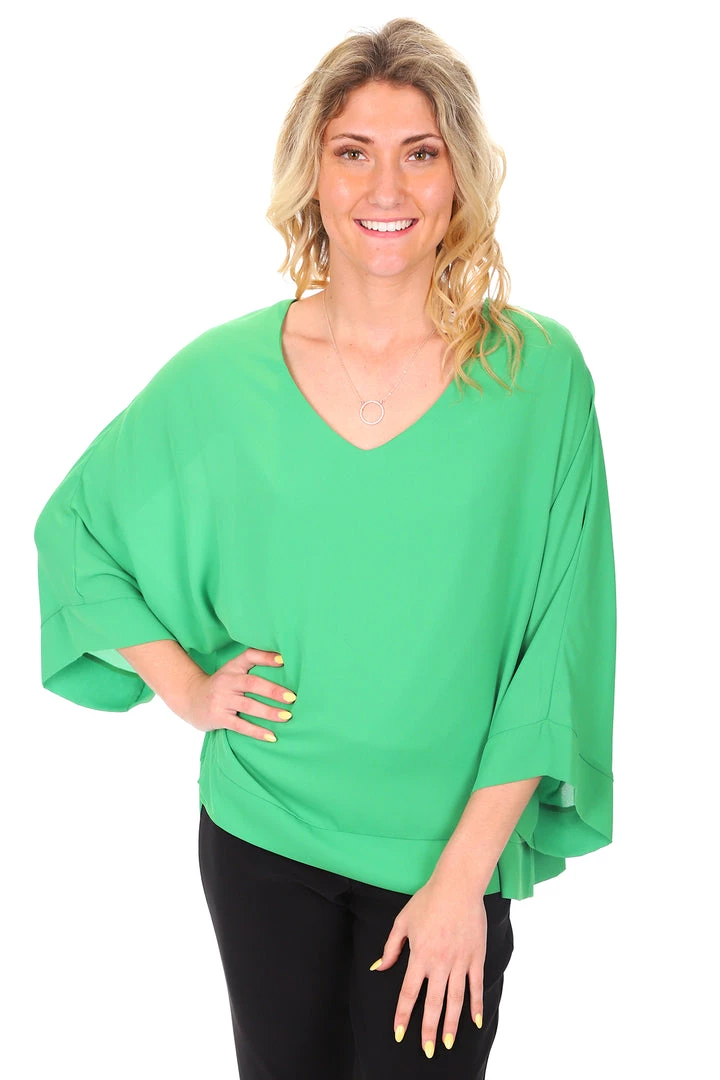 Frank Lyman Green Woven Top 2 Frank Lyman Green Woven Top