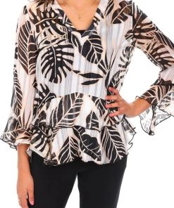 Frank Lyman Peachy Palm Top Tops