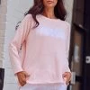 Long Weekends Freedom Knit | Soft Pink & White | LW3 Clothing