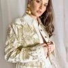 Anannasa Frida Beaded Jacket | Off White | AN2 Clothing