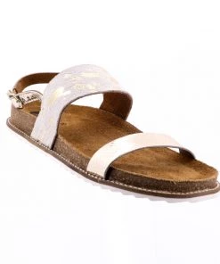Gioseppo BASIA Gold Leather Sandal