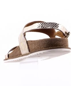 Gioseppo BASIA Gold Leather Sandal 8 Gioseppo BASIA Gold Leather Sandal