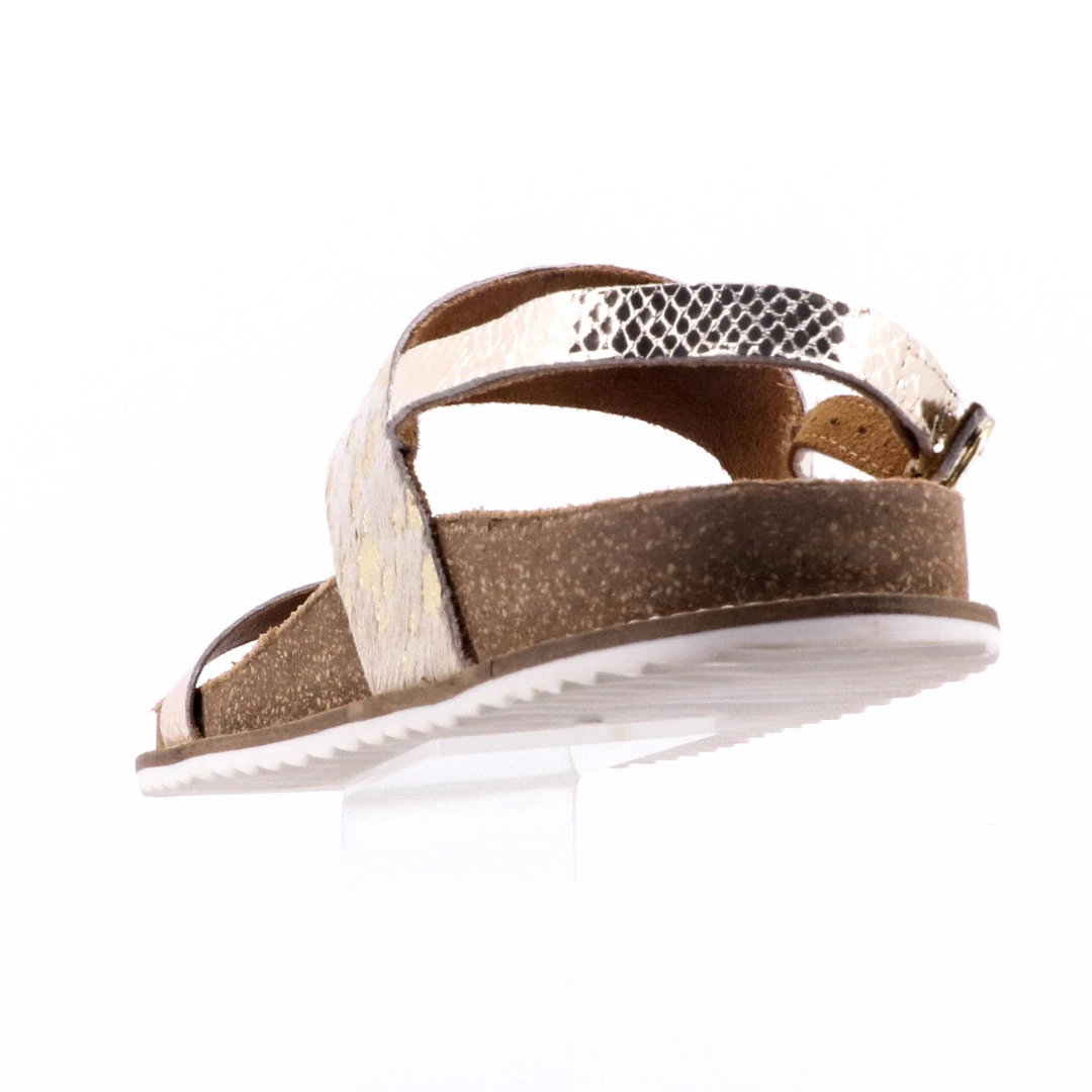 Gioseppo BASIA Gold Leather Sandal 4 Gioseppo BASIA Gold Leather Sandal