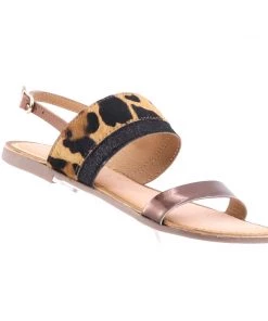 Gioseppo Shoes Benoit Slide Sandals | Leopard
