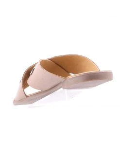 Gioseppo Mesene Leather Slide - Nude Shoes