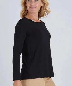 Gordon Smith L/S Crew Neck Tee | Black | GS40