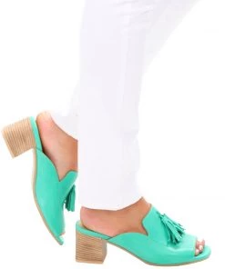 Bueno Shoes Zip Mule Heel - Slash