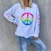 Hammill + Co Knitwear/Jumpers Peace Sweat | White | HC22