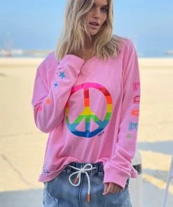 Hammill + Co Peace Sweat | Pink | HC22 Knitwear/Jumpers