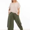 The Italian Cartel Stella Harem Pants | Khaki | S