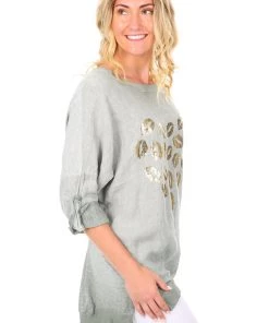 Cest Parfait Hot Lips Top - Khaki - CP3