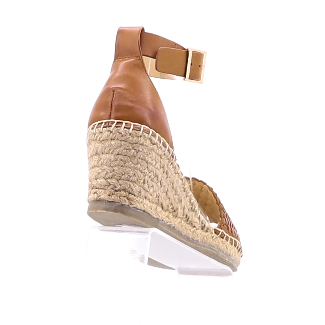 Human Habit Woven Wedge Heel | Tan 5 Human Habit Woven Wedge Heel | Tan