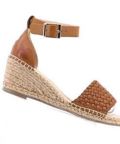 Human Habit Woven Wedge Heel | Tan