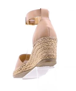 Human Helene Leather Wedge Heels - Nude - HS1 Shoes 8 Human Helene Leather Wedge Heels - Nude - HS1 Shoes