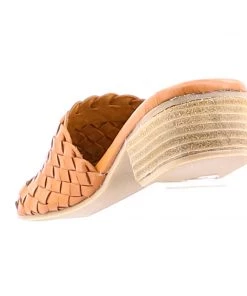 Human Shoes Roni Leather Mule - Tan-H19