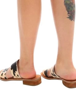 Human Lanark Leather Slide - Jersey - HS14 Shoes