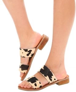 Human Lanark Leather Slide - Jersey - HS14 Shoes