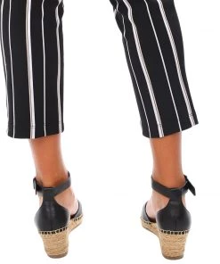 Human Helene Leather Espadrille Wedge - Black -HS2 7 Human Helene Leather Espadrille Wedge - Black -HS2