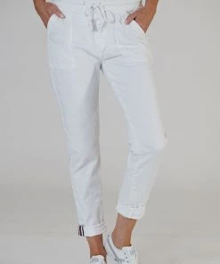 Italian Star Polo Jeans | White | IS6 Clothing
