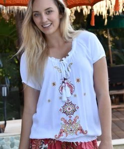 Zen Garden Tops Chantik Top - Barcelona